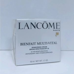 Lancome Paris Bienfait Multi Vital Sunscreen Cream SPF 30 24 hr Moisture 1.7 oz